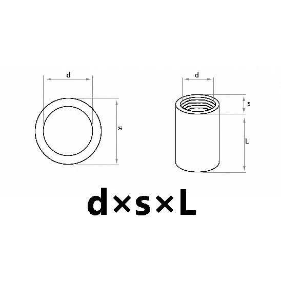 304 Stainless Steel Anti-Slip Knurled Round Nuts M2 M2.5-M12 Threaded Standoff Spacers for 3D Printer Electronics DIY Fastening