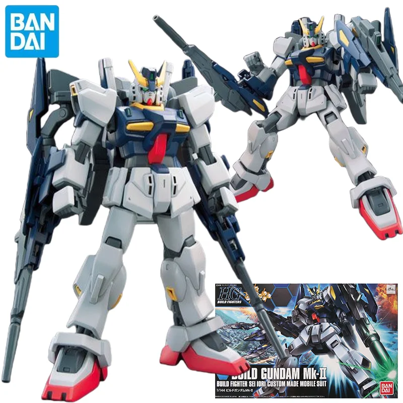 

BANDAI HGBF 004 1/144, сборка Gundam Mk-II MK-2, фигурки героев Gundam BF, комплект аниме-моделей, игрушки для мальчиков, оригинальная коллекция коробок