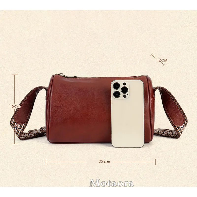 MOTAORA Genuine Leather Women's Shoulder Bag 2025 Trend High-end Casual Pillow Crossbody Bag Luxury Designer Bags For Woman NEW