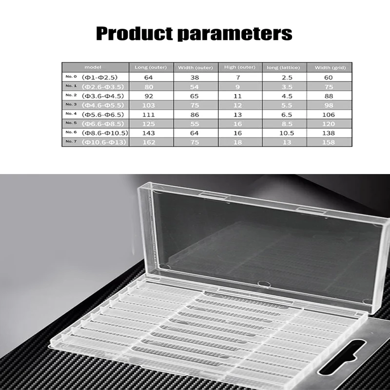 

5Pcs Twist Drill Empty Box Storage Boxes Plastic Toolbox Tools Accessories Woodworking Drill Bits Transparent Plastic Boxes