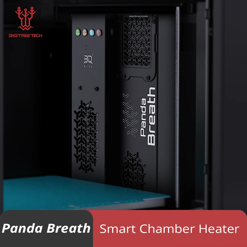 Calentador de cámara inteligente BIGTREETECH Panda Breath y filtro de secado de filamentos, filtración de aire activa para Bambulab P1/X1/A1