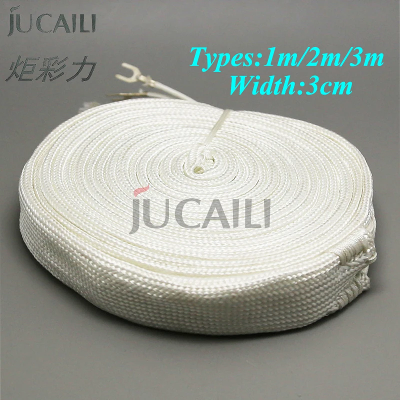 

JCL Glass Fiber Heating Tape for Inkjet Printer Electric Heater Wire Band Belt Fiberglass