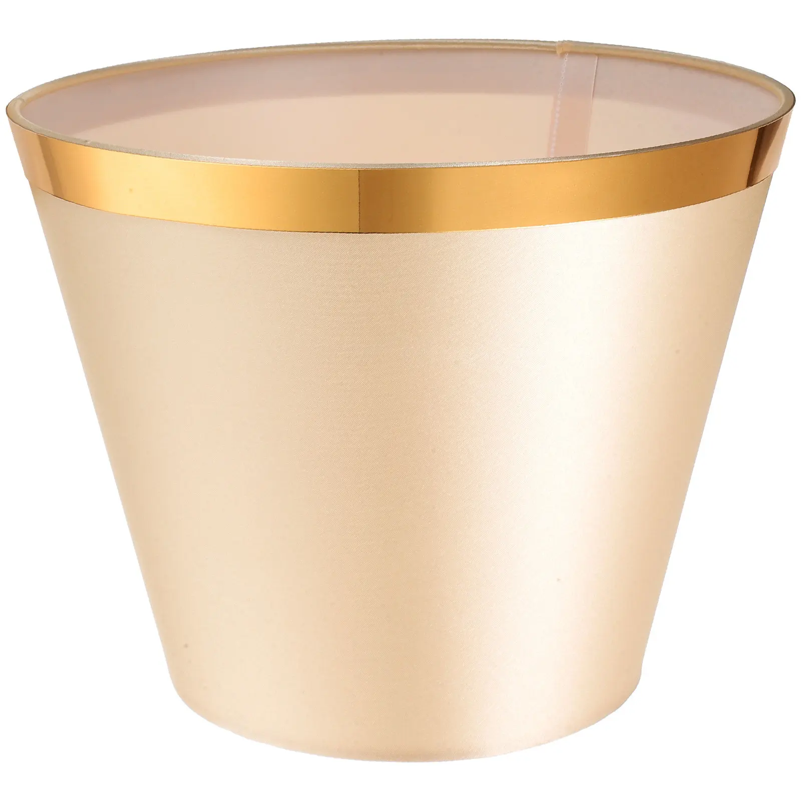 1Pcs Classic Cloth Lamp Shade Soft Diffused Lighting Warm for Bedroom Living Room Dust Proof Light Cover Golden