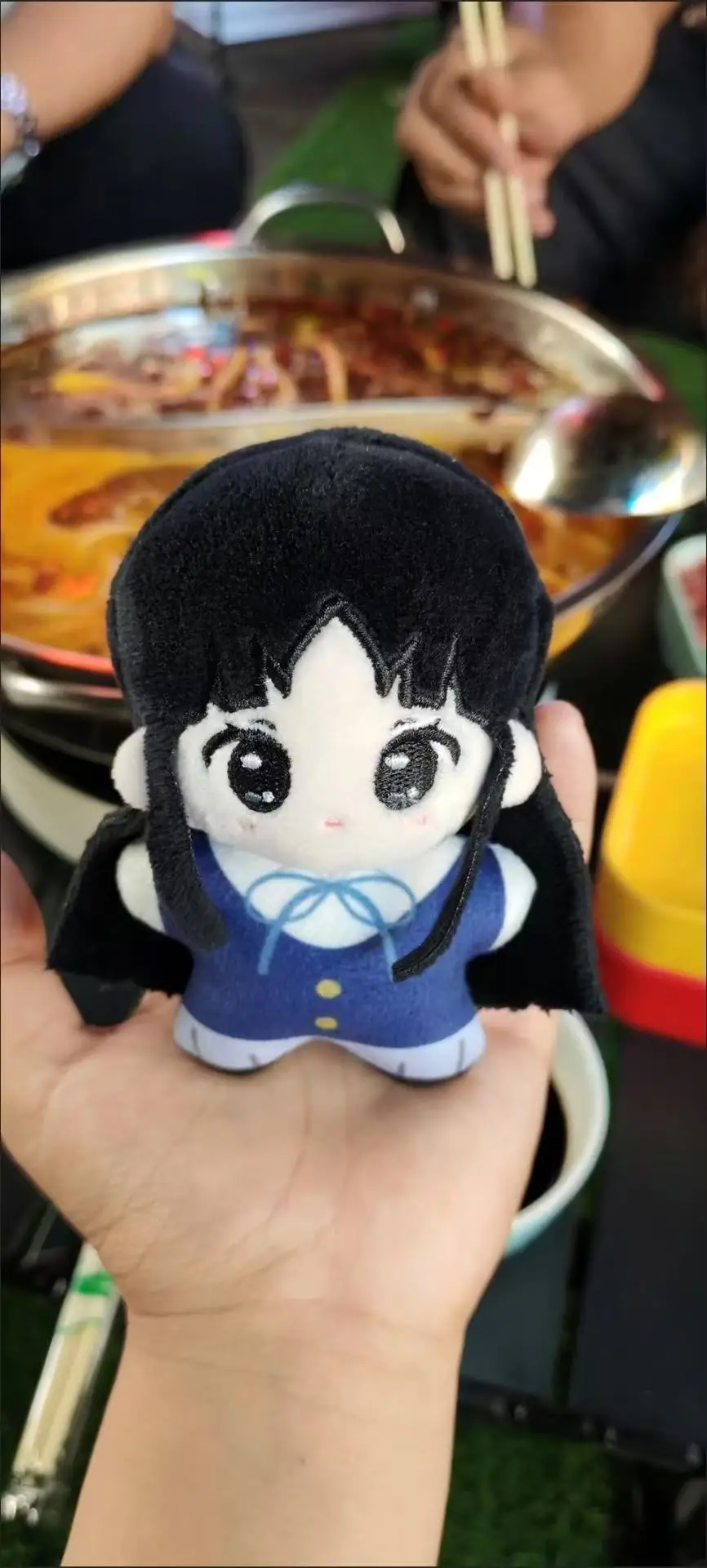 

Фаршированная игра 10 см аниме K-ON! Yui Hirasawa and Mio Akiyama Star Shaped Body, плюшевая игрушка-кукла, мягкое платье, хлопковый подарок для детей