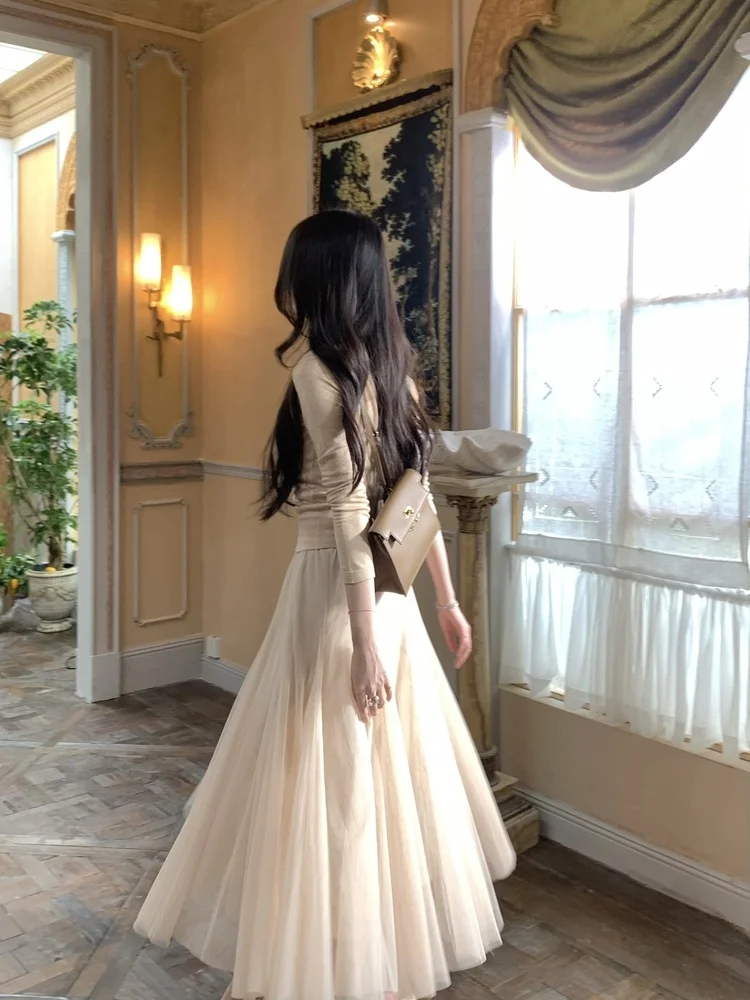 falda-de-ballet-princ-sle-de-longitud-media-suave-y-estilizadora-con-cola-de-golondrina-de-fibra-de-poliester-cintura-alta-y-con-pliegues-para-mujer