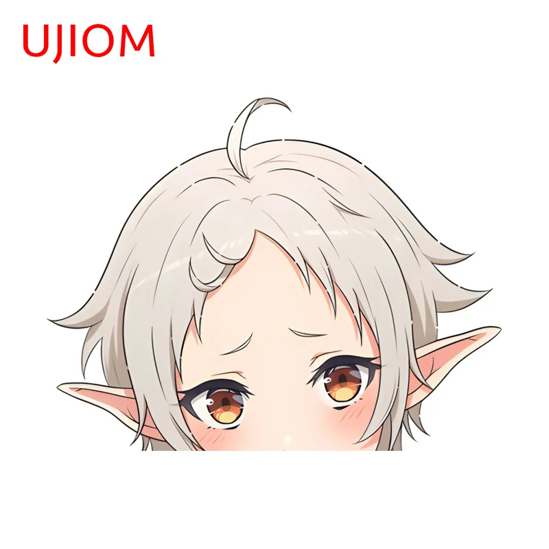 UJIOM Cute Sylphiette Peeker Wall Sticker Premium Design Waterproof Ingenious Vinly Decal Suitable For Art DIY Home Decor
