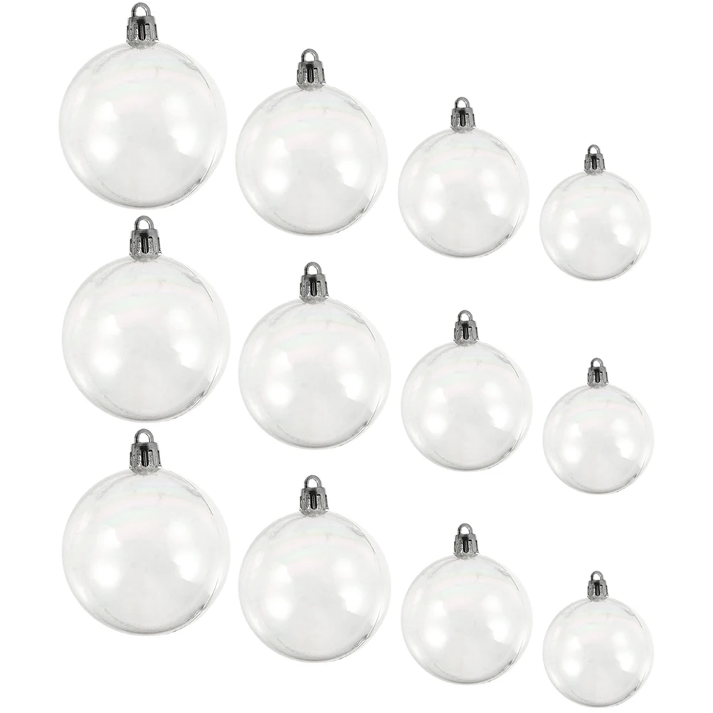 

Christmas Tree Balls Hanging Decoration Party Decorations Colored Craft Ornaments Clear Baubles