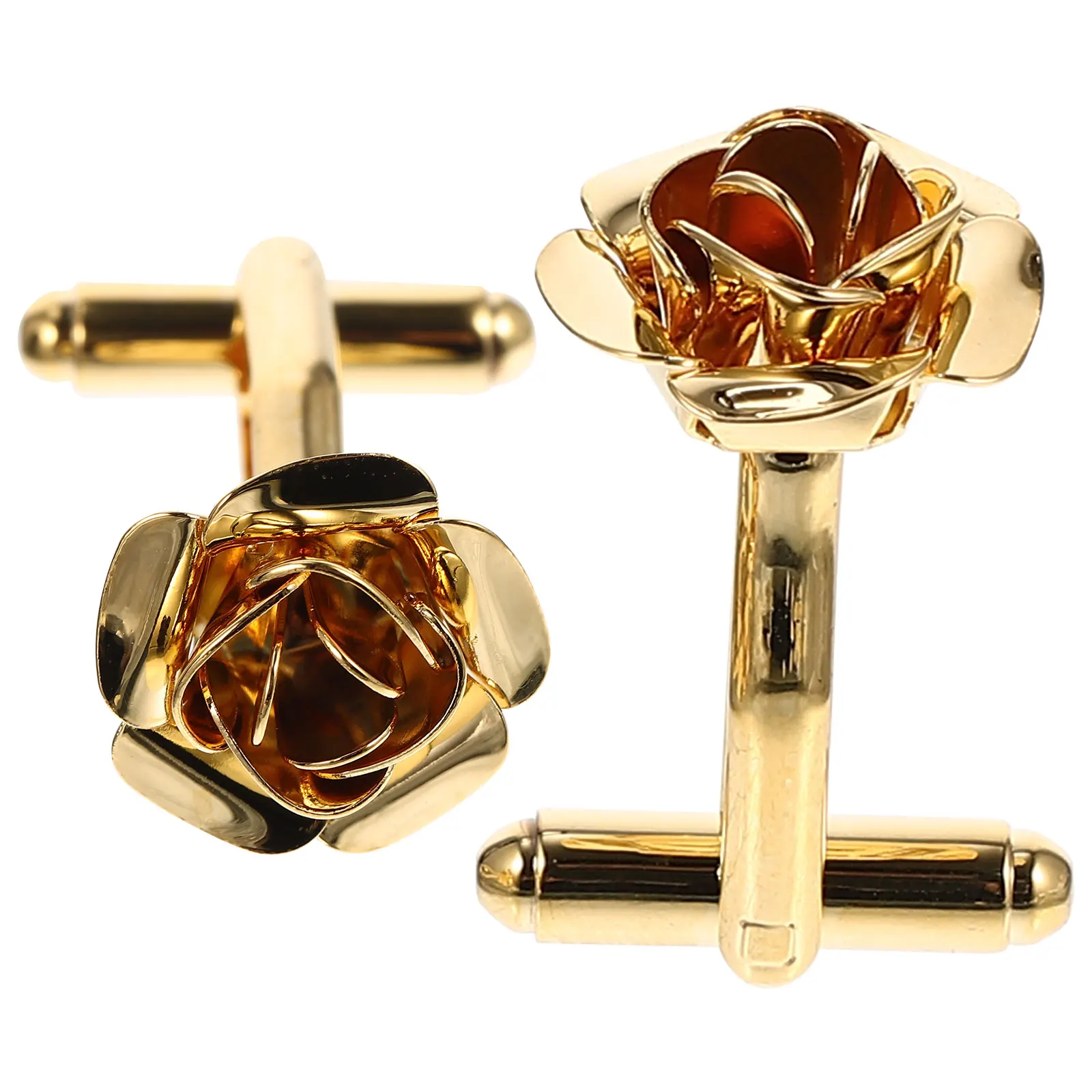 

Rose Cufflinks for Men Business Shirts Wedding Suit Accessories Elegant Fashion Minimalist Jewelry Clothing Supplies