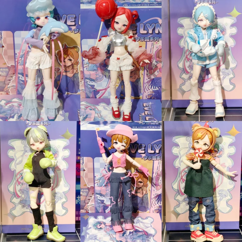 

Оригинальная коллекционная фигурка Eve Lynna Dream Park Series Blind Box: подвижная кукла, кавайная модель, аниме-фигурка, модная игрушка, сюрприз-подарок