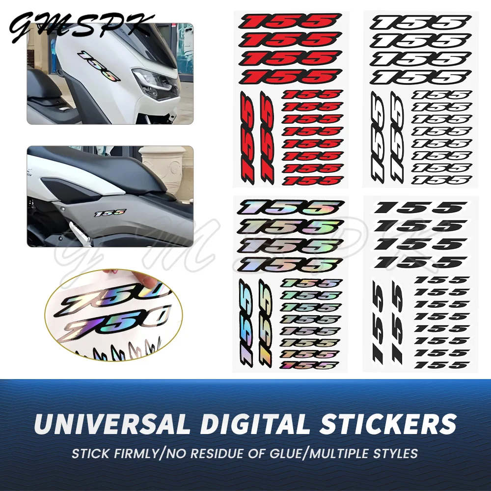 

Обтекатель мотоцикла, задний обтекатель, шлем, хвостовые боковые наклейки, наклейки, пригодные для Yamaha NMAX N-MAX AEROX 155 XSR155 Turbo155 NVX155