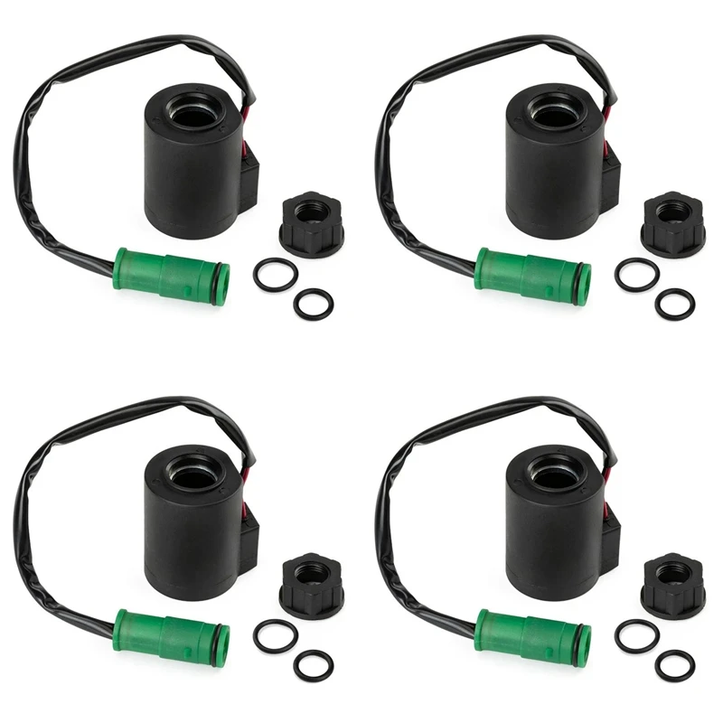 

4X 24V Solenoid Valve Coil For Volvo Excavator EC140 EC160 EC210 EC240 EC290 EC330 EC360 EC460 EC210B 14527267
