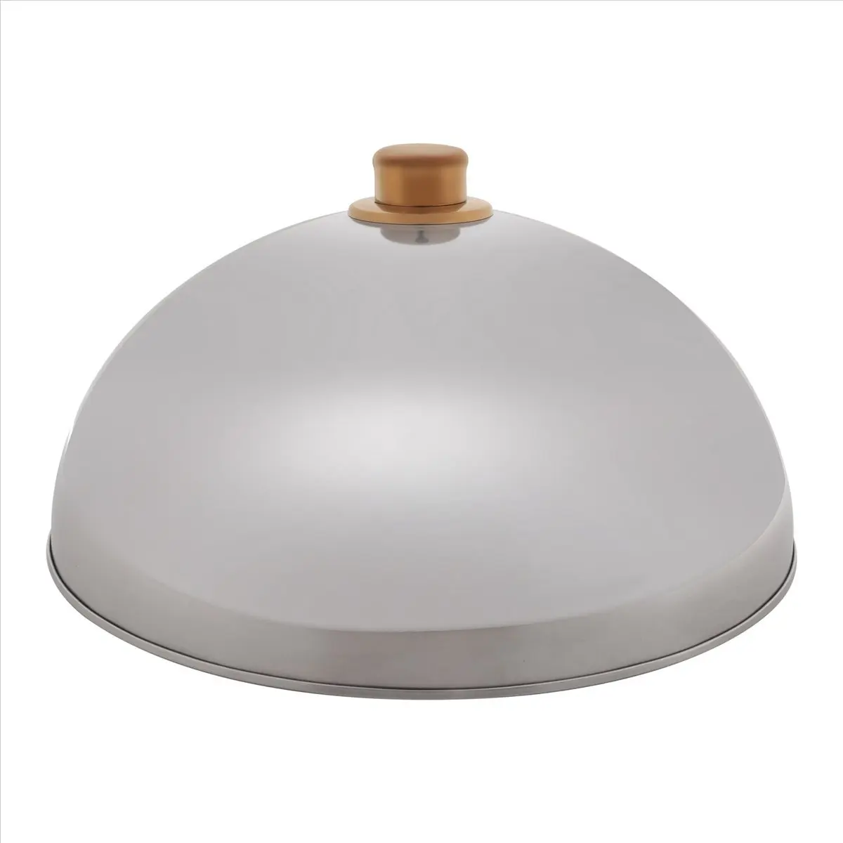 AT16 12 Inch Stainless Steel Cheese Melting Dome And Steaming Cover,Polished Steak Cover,Cloche Serving Dish Food Cover,Best For