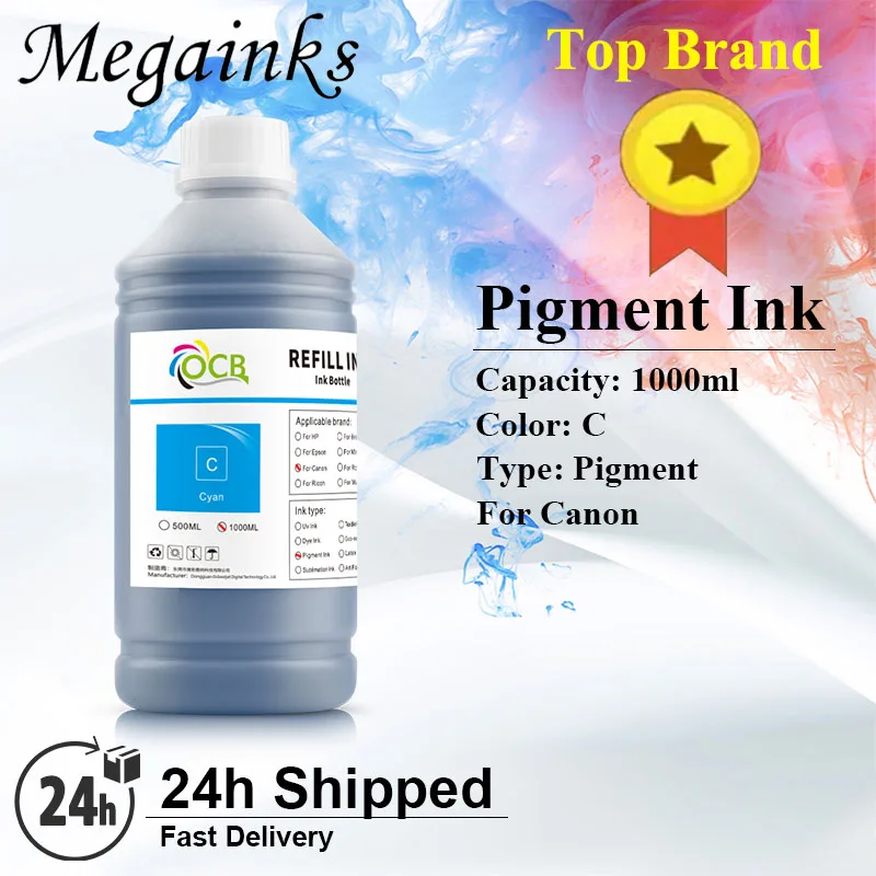 1000ml*6 Pigment Ink PFI-306 PFI-706 PFI-106 PFI-206 For Canon imagePROGRAF iPF8400SE iPF6400SE For PF-05 Head