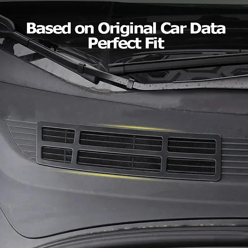 Air Inlet Protective Cover for Tesla Model 3 21-23 Intake Vent Net Grill Insect-proof Filter Front Face Car Interior Accessories