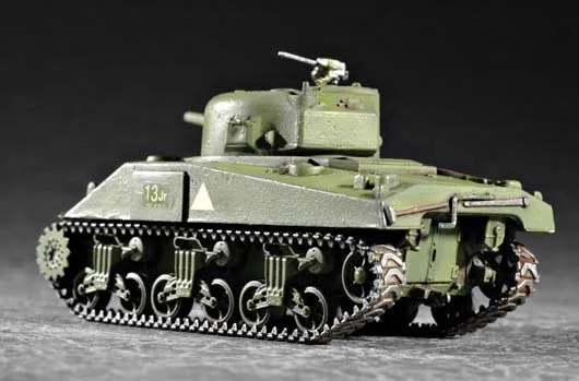 Trumpeter 1/72 WWII American M4 Carro armato medio Modello di assemblaggio Veicolo blindato militare 07223