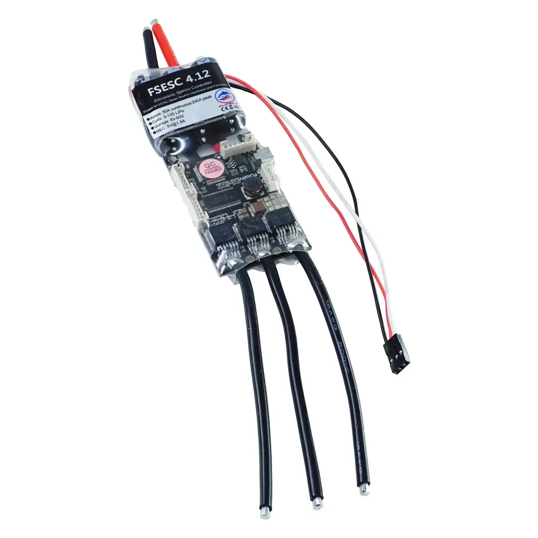 

FLIPSKY FSESC4.12 50A - Based on VESC4.12 3-13S ESC