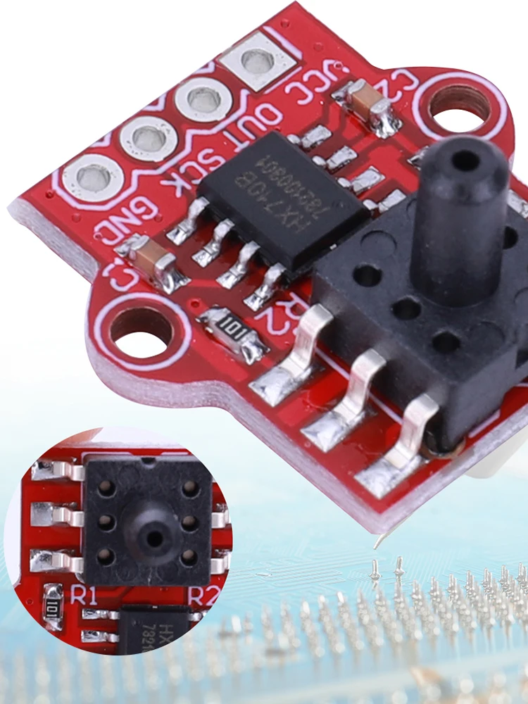 تيار مستمر 3.3/5 فولت 0-40KPa وحدة استشعار ضغط الهواء الجوي الرقمي ربط 2.5 مللي متر أنبوب ناعم وحدة مستوى السائل لاردوينو