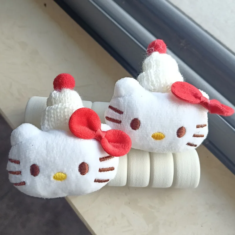 Sanrio Cartoon Cute Hat Hello Kitty Door Handle Protective Cover Anti Static/Freezing Anti Collision