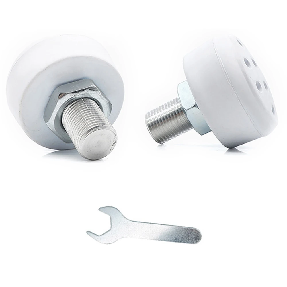 Topes de goma para patín de ruedas, 2 piezas, 15,2mm, 82A, bloque de freno con tornillos, accesorios para patinaje sobre ruedas