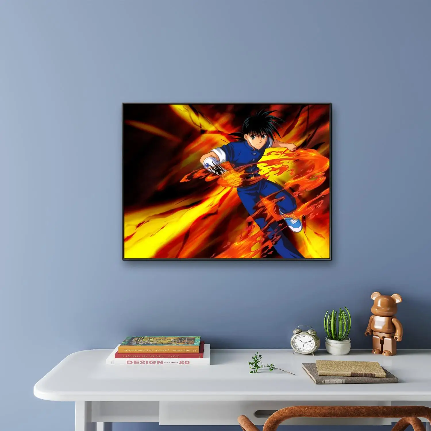 Flame of Recca Classic Anime 5D Diamond Painting Hanabishi Recca DIY Diamond Embroidery Home Wall Decor Anime Merchandise