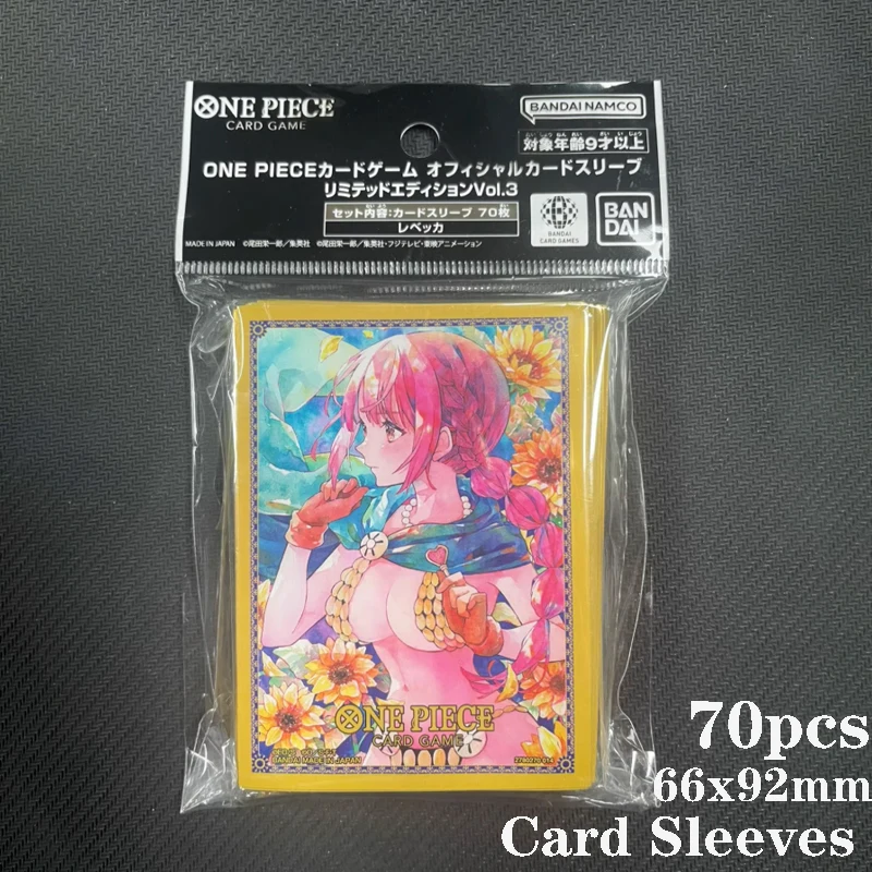

One Piece OPCG Rebecca Limited Edition Official Card Sleeves 70pcs 66x92mm Anime Protective Sleeves Collectible Gift for Players