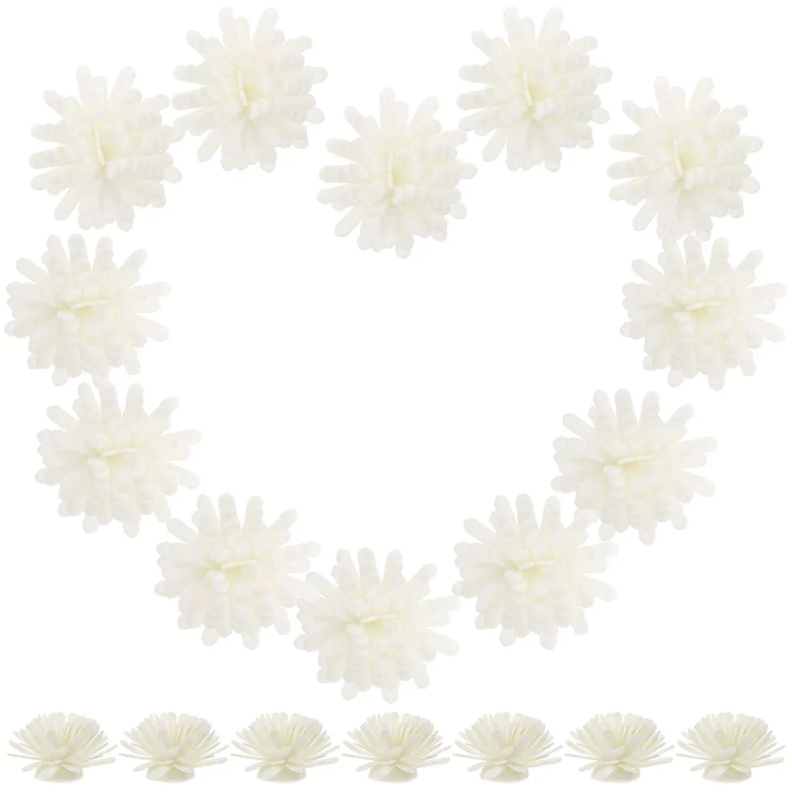 Home Fragrance Usa - 100 Pezzi Teste di Fiori in