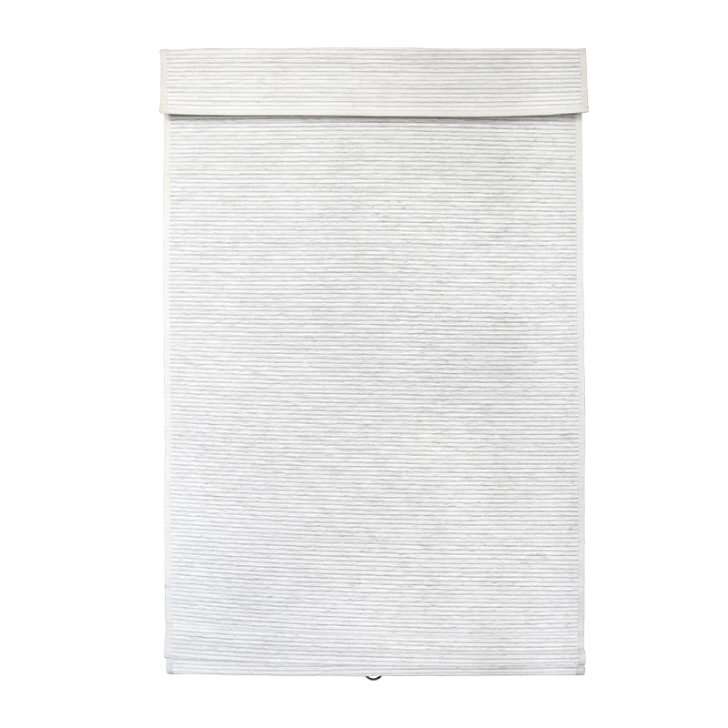 Natural Linen Top Rail Roman Blind Blackout Cordless Roman Shades Linen Fabric Window Blinds for Hotel Home