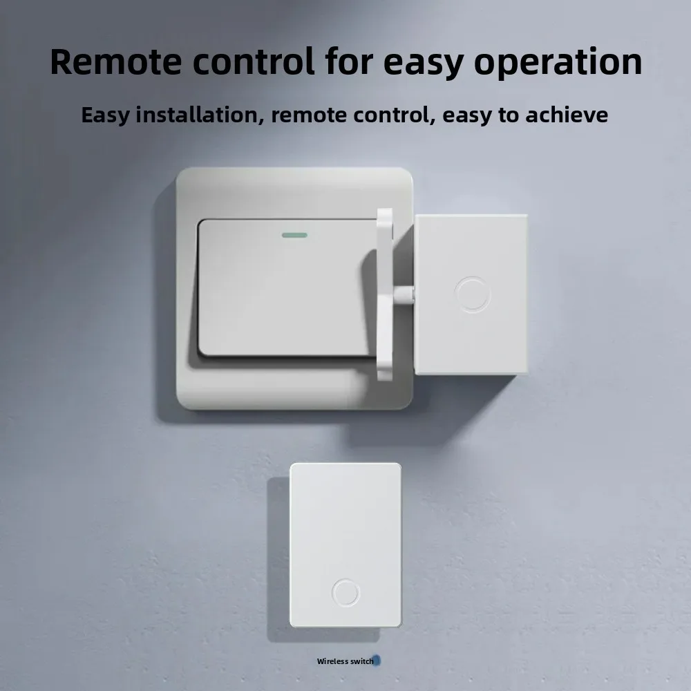 Wireless Remote Control Light Switch Stick-on Anywhere NoWiring Required Automatic Light Off Device Portable Wireless Controller