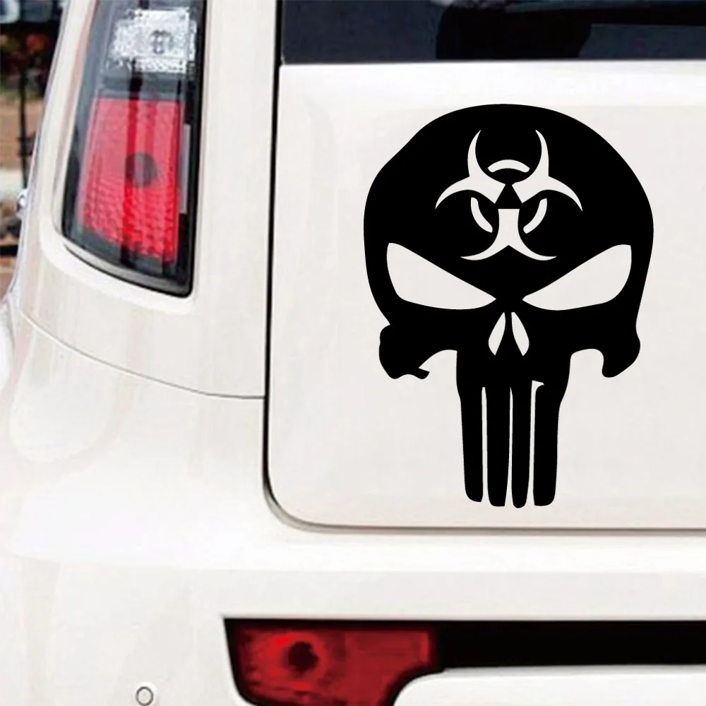 Punishment Terminator, Cool Alternative Cartoon Waterproof vinyl Car Sticker Accessories, can be pasted on windows, doors