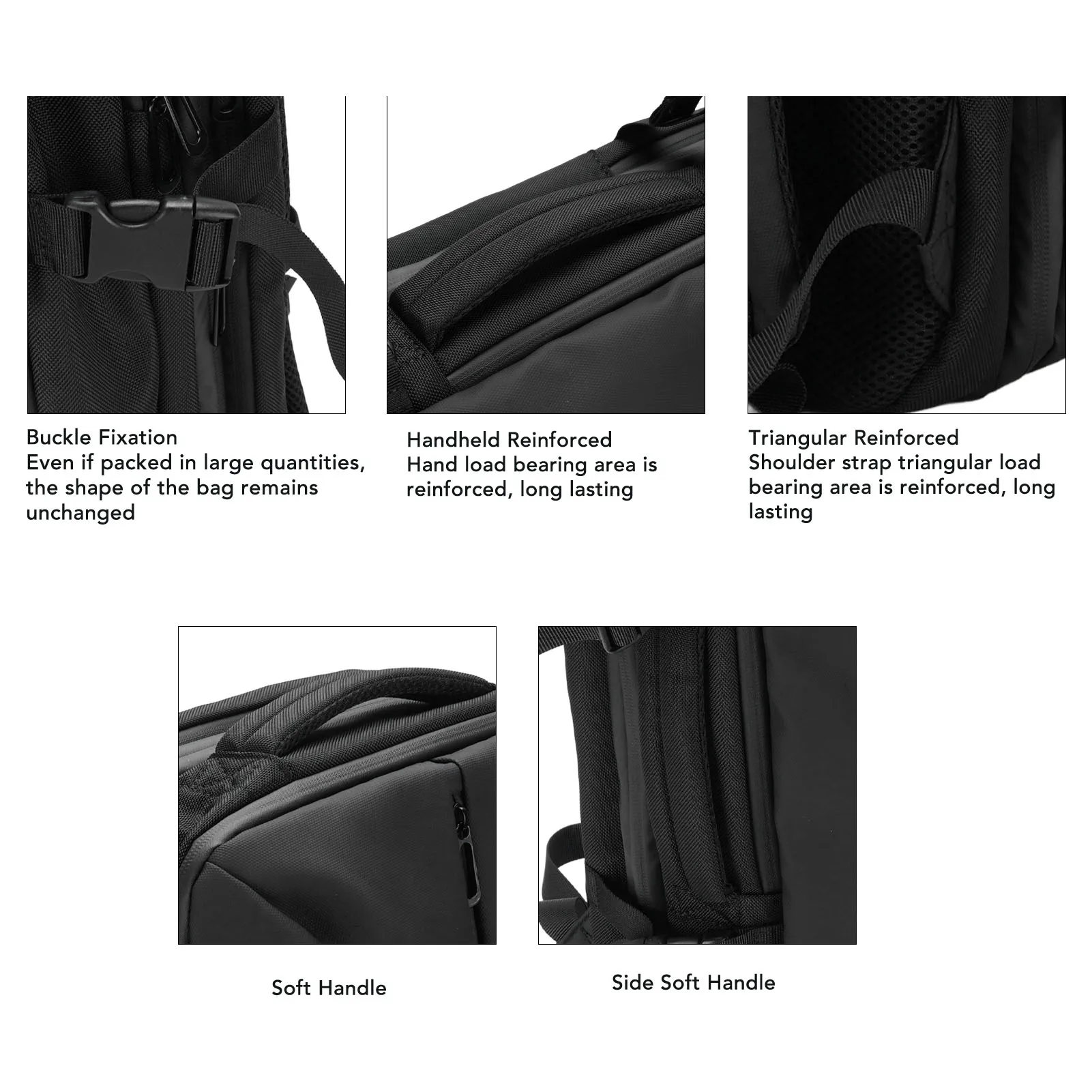 Backpack Dry Wet Separation Vacuum Backpack 180 Degree Opening 22L-55L Large Capacity with USB Charging Port for Business Trip