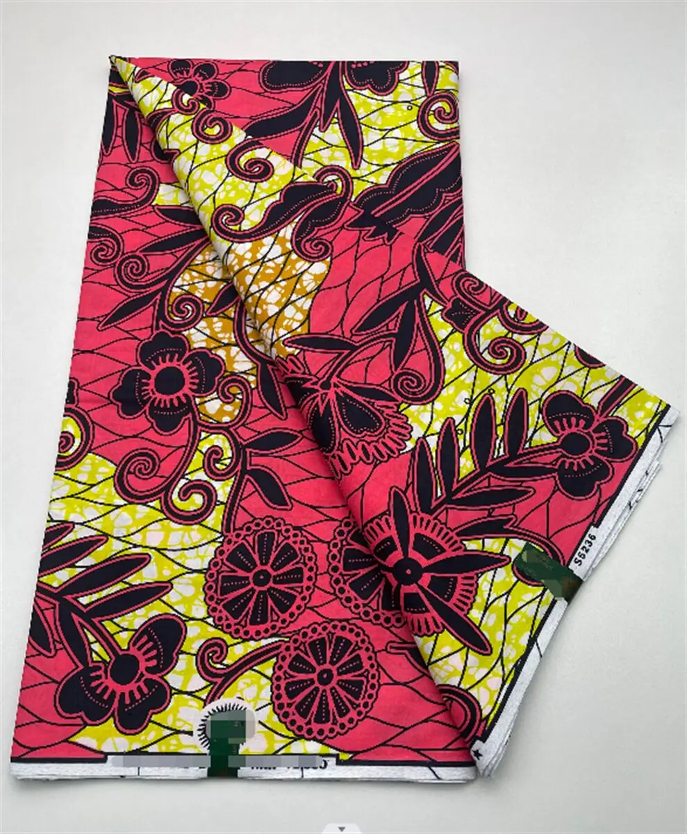 

Latest Fashion Guaranteed Veritable African Real Wax Print Fabric Soft 100%Cotton Ankara Wax Fashion Pagne Loincloth Super Batik