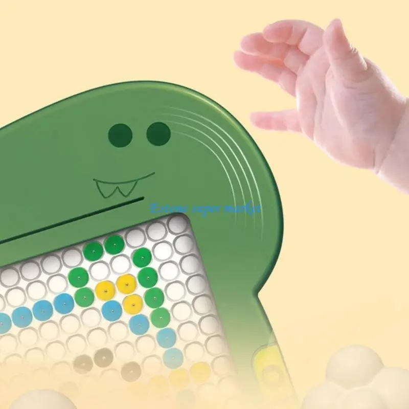 

090B Drawing Board for Toddlers Dinosaur Table with Pen and Beads