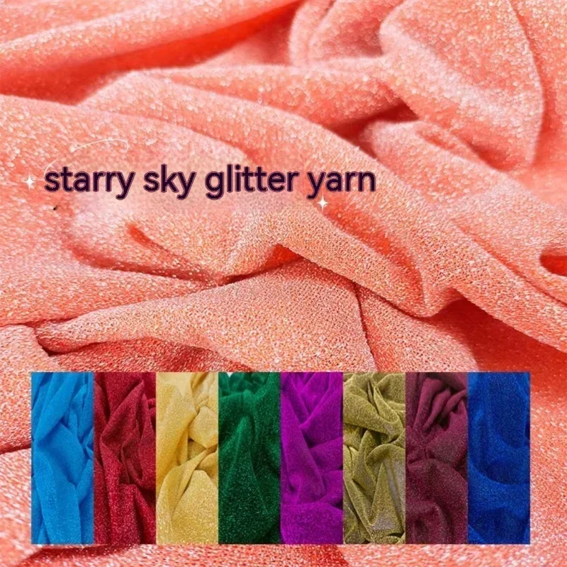 

Mesh Fabric Dress Photography Background Layout Elastic Apparel Sewing Fabric Cloth by Meter Spandex Polyester Material