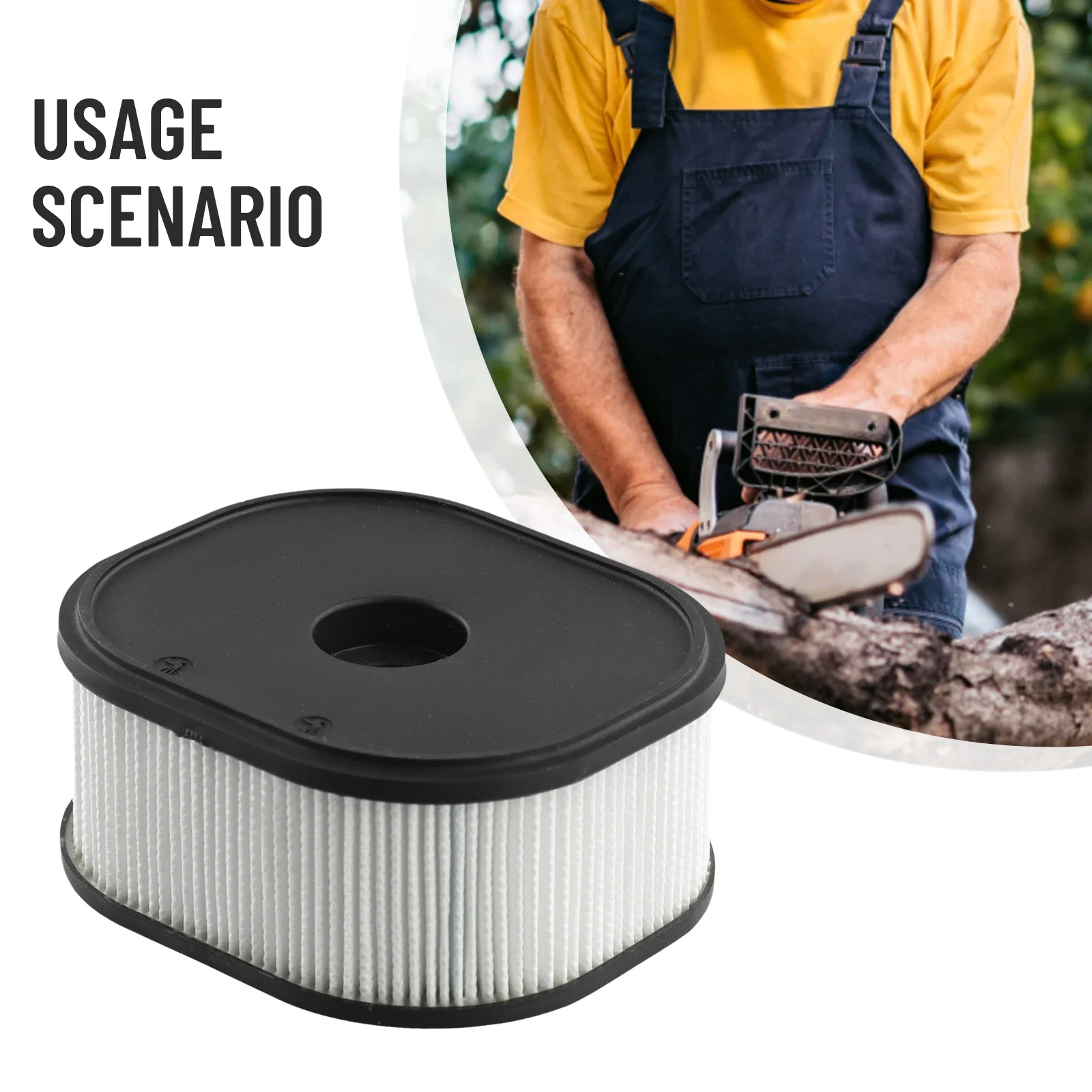 Easily Replaceable Air Filter for CHAINSAWS Specifically Designed to Fit Models Ms500i and Ms661 PN 11441404402
