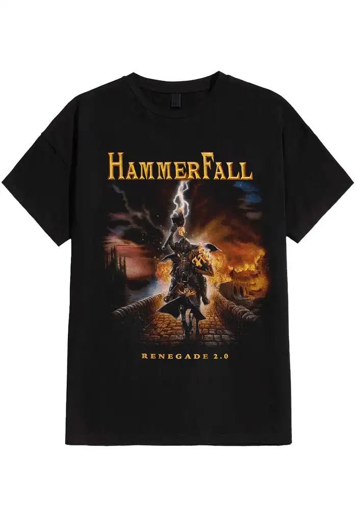 Hammerfall - Renegade 2.0 - T-Shirt unisex cotton tee