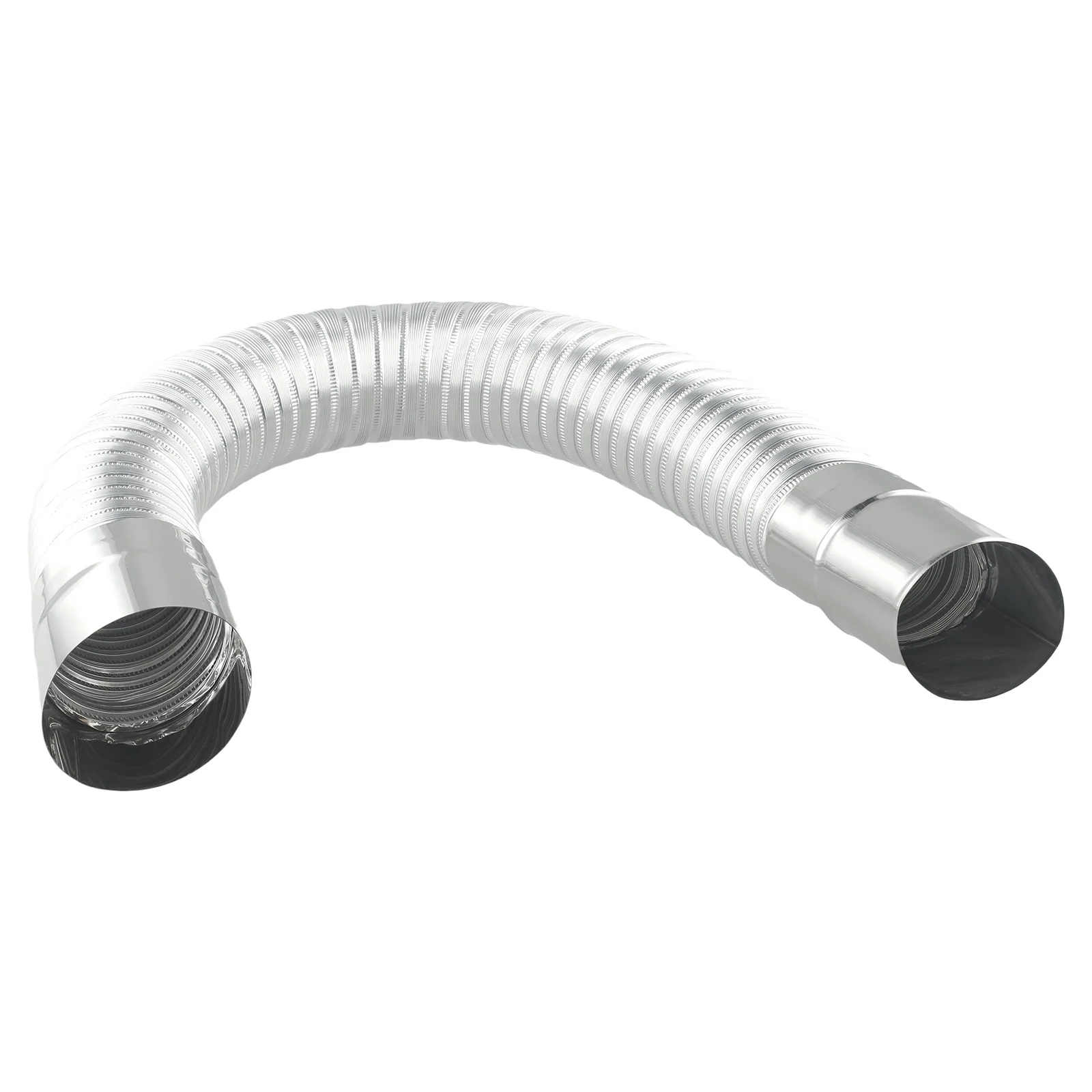 Φ6CM Wood Stove Pipe Stainless Steel Elbow Chimney Liner Bend 0.65-1.5m Stretching Gas Water Heater Exhaust Pipe Vent Hose