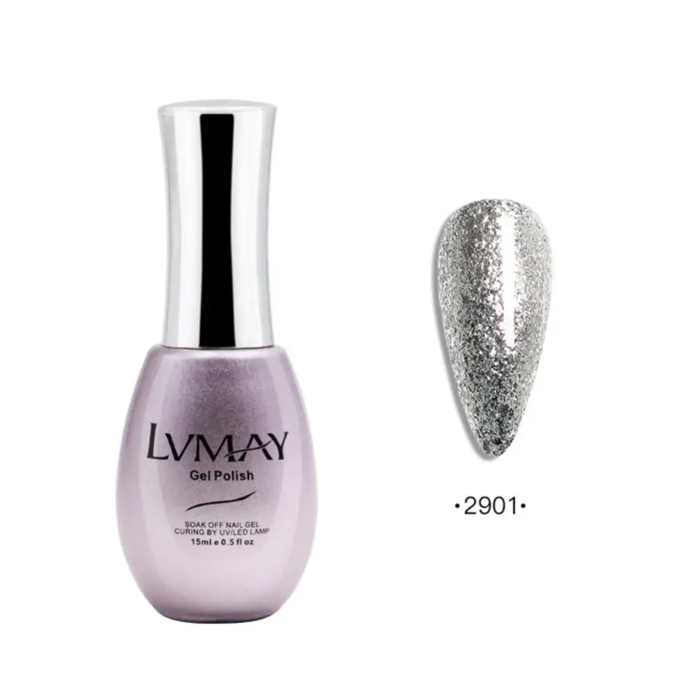 تألق جيل للأظافر البولندية الترتر بيرليسسينت UV LED هلام طلاء الأظافر شبه دائم قاعدة معطف فوقي مسمار الفن الورنيش TSLM2