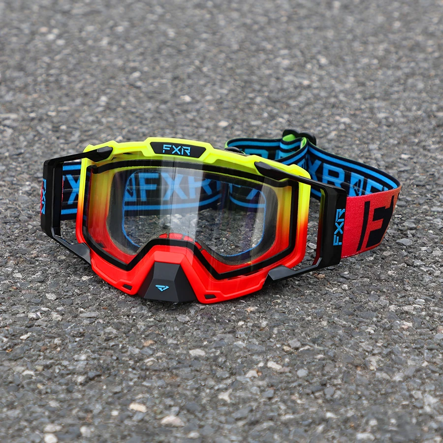 FXR Motorradbrille, beschlagfrei, staubdicht, winddicht, Schutzbrille für Motocross, Offroad-Rennen, Mountainbike, Skifahren, Sport