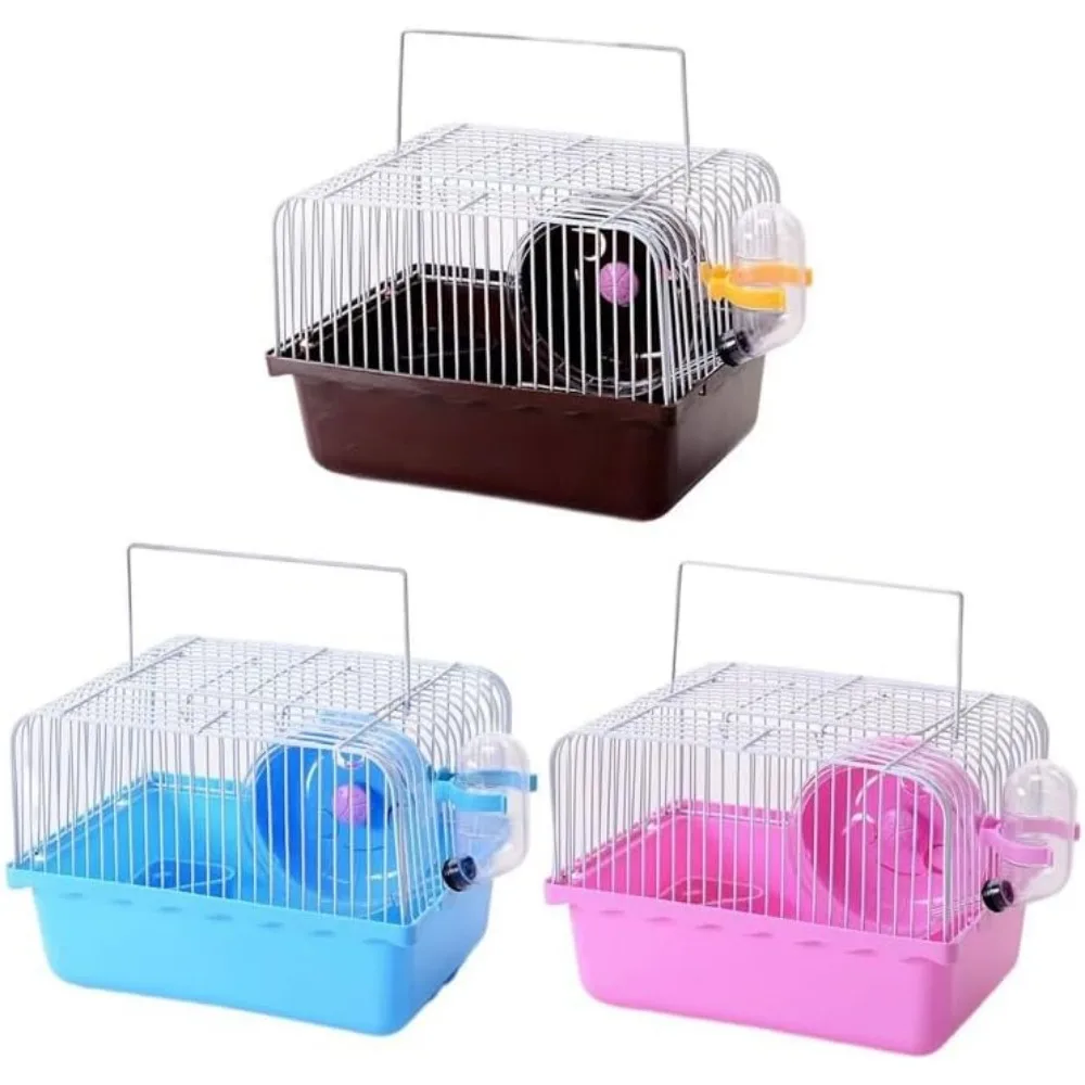 Deluxe-Hamsterkäfig aus Acryl, großer Raum, goldenes Hamsterhaus, faltbar und für den Außenbereich, Kunststofftablett, Heimtierbedarf, Box-Verpackung – Detail 7