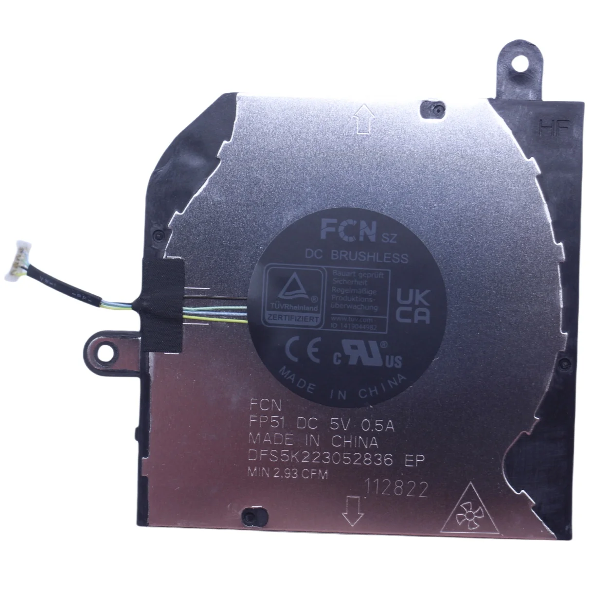 New Laptop CPU Cooling Fan for Dell Latitude 5430 Laptop 0HX40M DFS5K22302836 TFN71 DC5V 0.5A MIN4.4CFM Fan