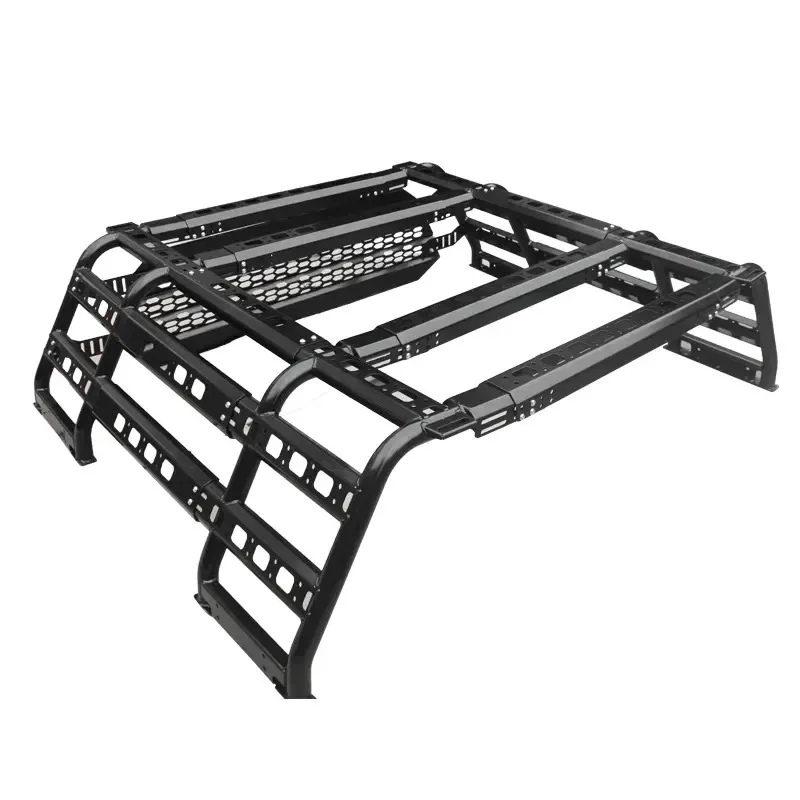 

4x4 Universal Adjustable Roll Bar Steel Cer Cage Truck Bed Rack Ladder Ute Tub Rack for Ranger F150 Hilux D-max