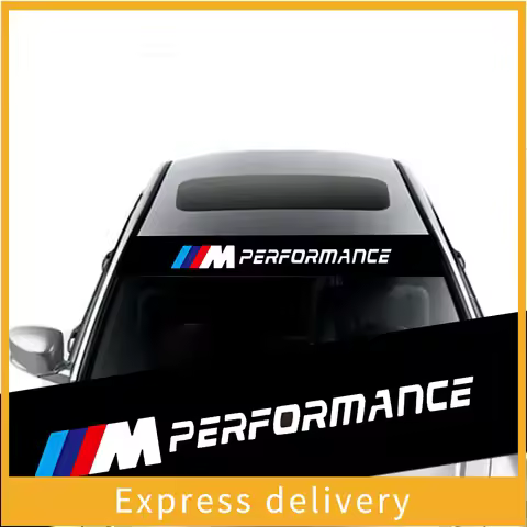 Car Front Windshield Decals Stickers For Bmw M3 M4 M5 M6 F20 F30 G20 F31 F34 F10 G30 F11 X3 F25 X4 I3 1 3 5 Series F16 G30 X1