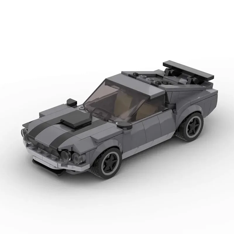 Moc-kompatibles Automodell BOSS 302, Retro-Vintage-Auto, Technologie, modularer Baustein, Geschenk, Weihnachten, Kinderspielzeug, DIY-Set