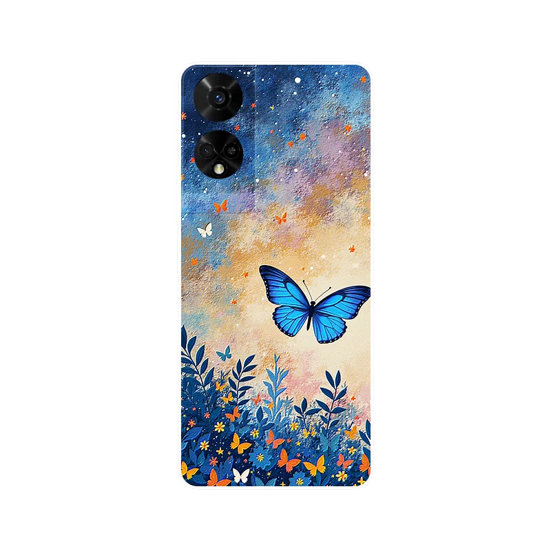 For TCL 50 5G Phone Case Fashion Flowers Soft TPU Silicone Painting Back Cover for TCL 50 T613K TCL50 5G Funda Coque
