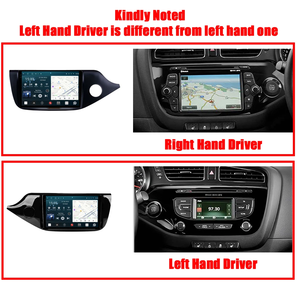 Redpower Crystal Sound 850 Pro Max  Android Car Radio Player Screen for KIA CEED  2012 - 2018 CarPlay Bluetooth