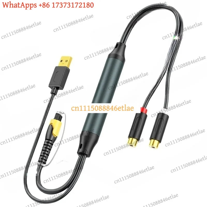 Optical to 2 RCA Audio Cable Digital Converter Cord for TV Projector to Amplifier Speaker Stereo Video Wire Adapter