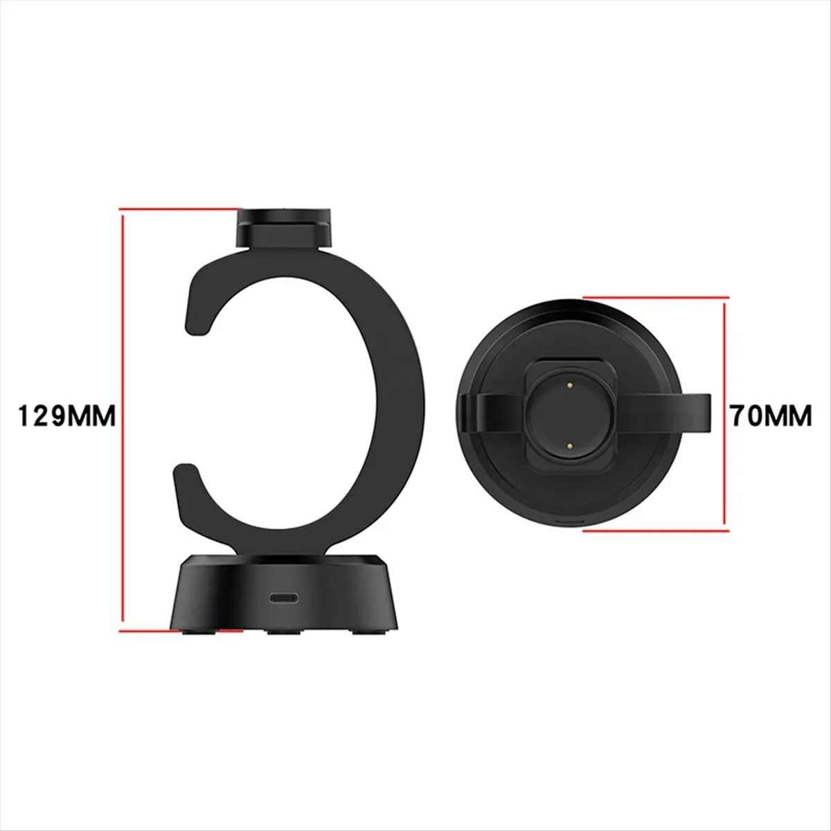 Punctual- Charging Dock for Amazfit Active 2/ 2 Square/ Bip 6 Charger Stand Smartwatch Charging Accessories Charger