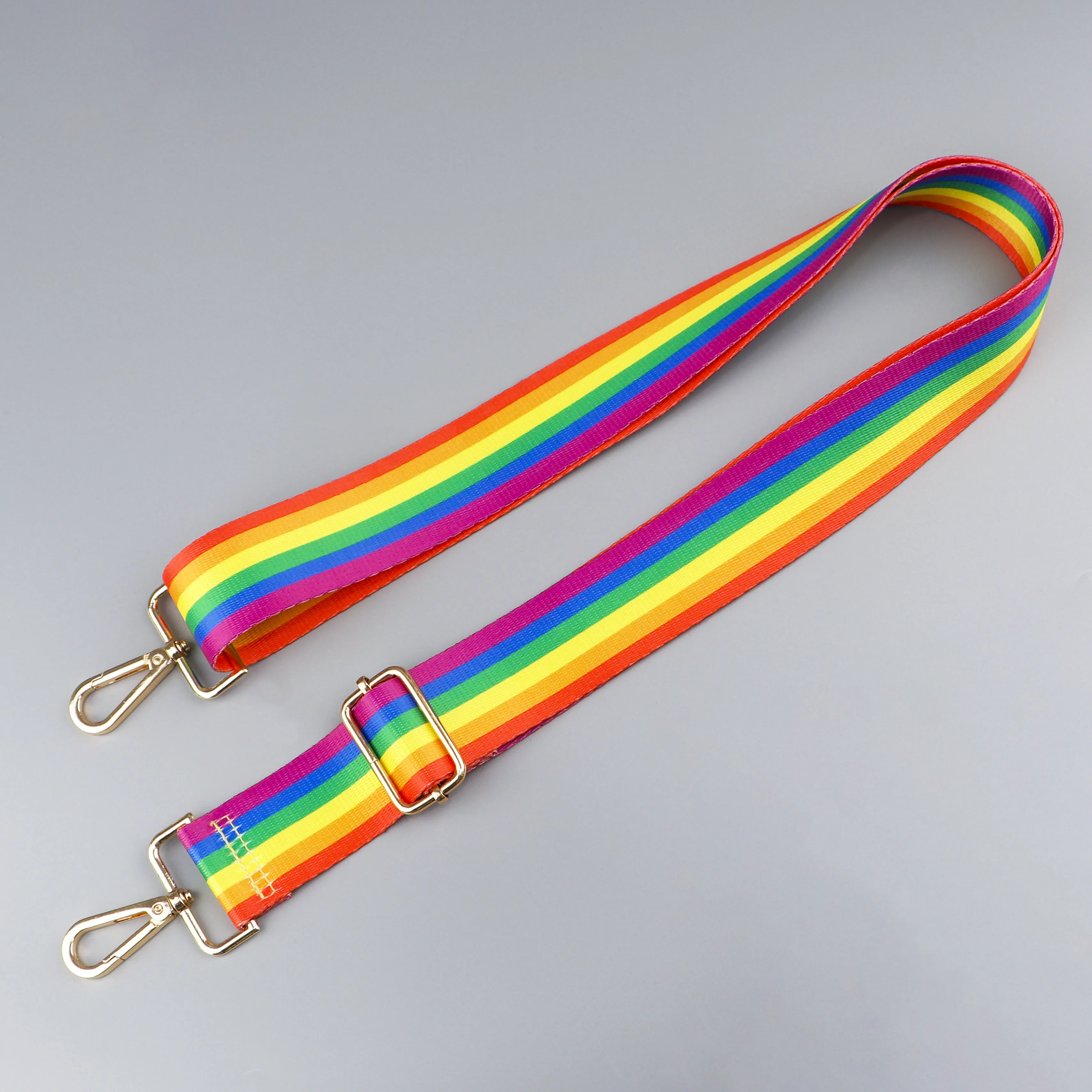 Rainbow High Quality Strap Woman Shoulder Hanging Rope Strap Adjustable Replacement Fashion Accessories Bag Belt