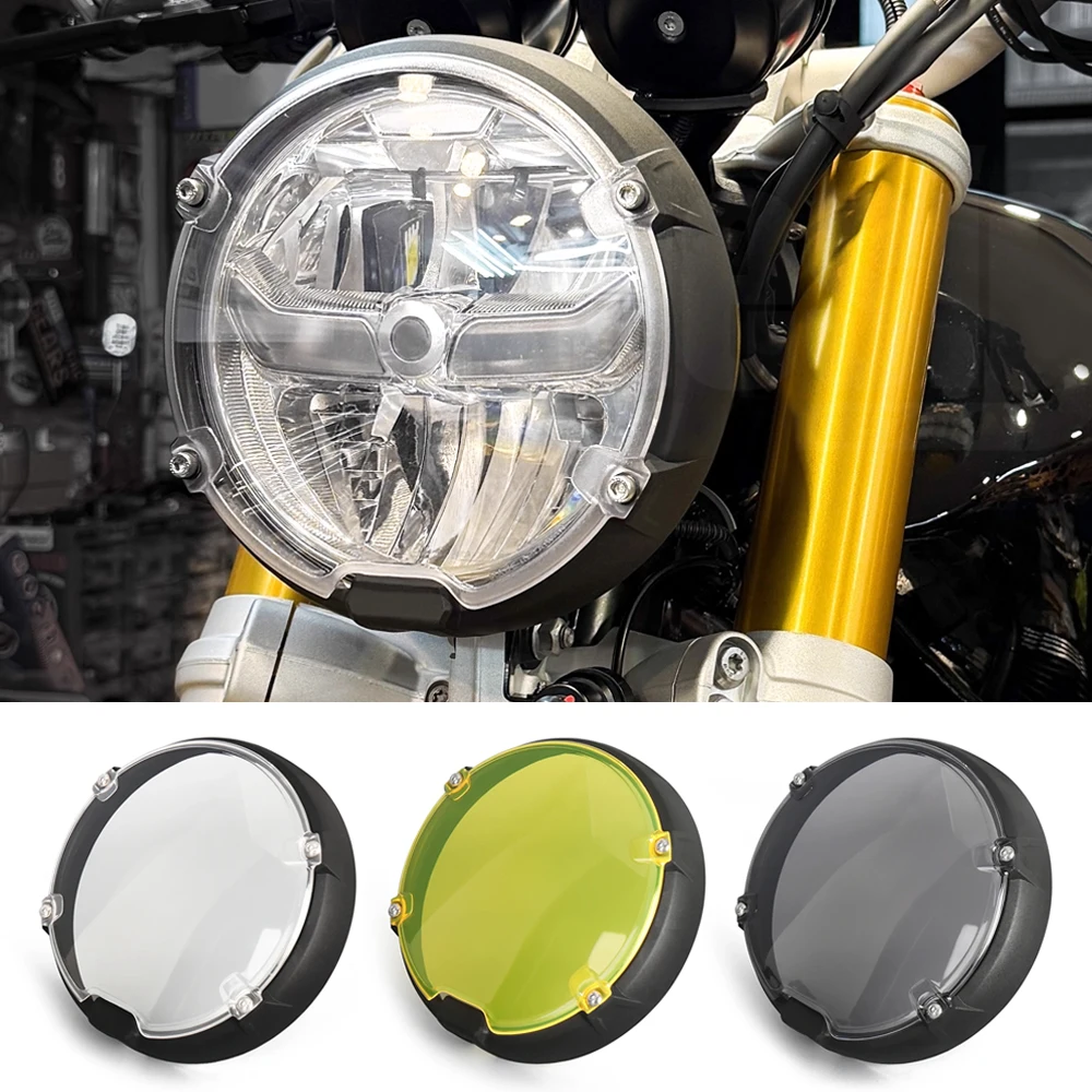 

R12 NineT 2024 2025 Headlight Guard Protector Cover Protection For BMW R18 Classic R9T RnineT RNINET Scrambler Urban Racer Pure