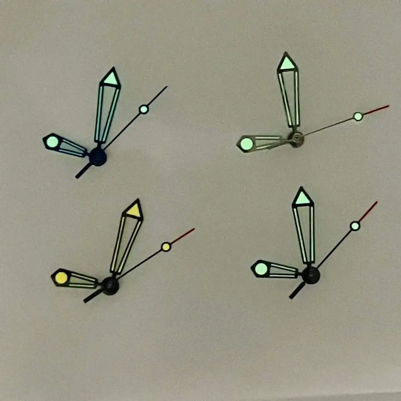 Hands Suitable for 2824 Diving Watch Green Luminous Pointer Modification 8215 Movement Deep Blue Hand